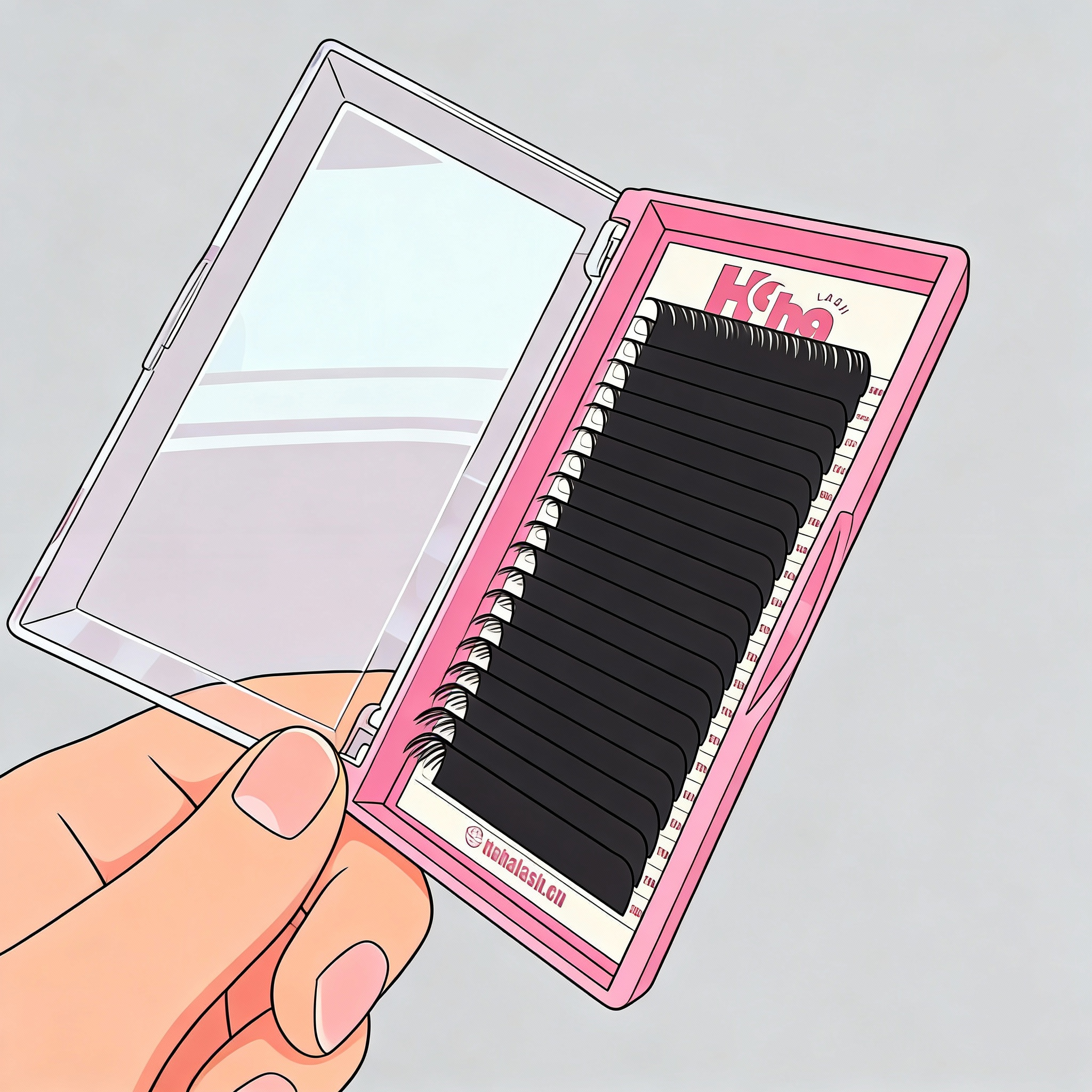 Cashmere 0.03 Lash Extensions 20 Rows